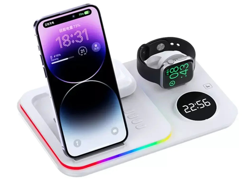 5 in 1 Wireless Charger Station Dock A82 - Three