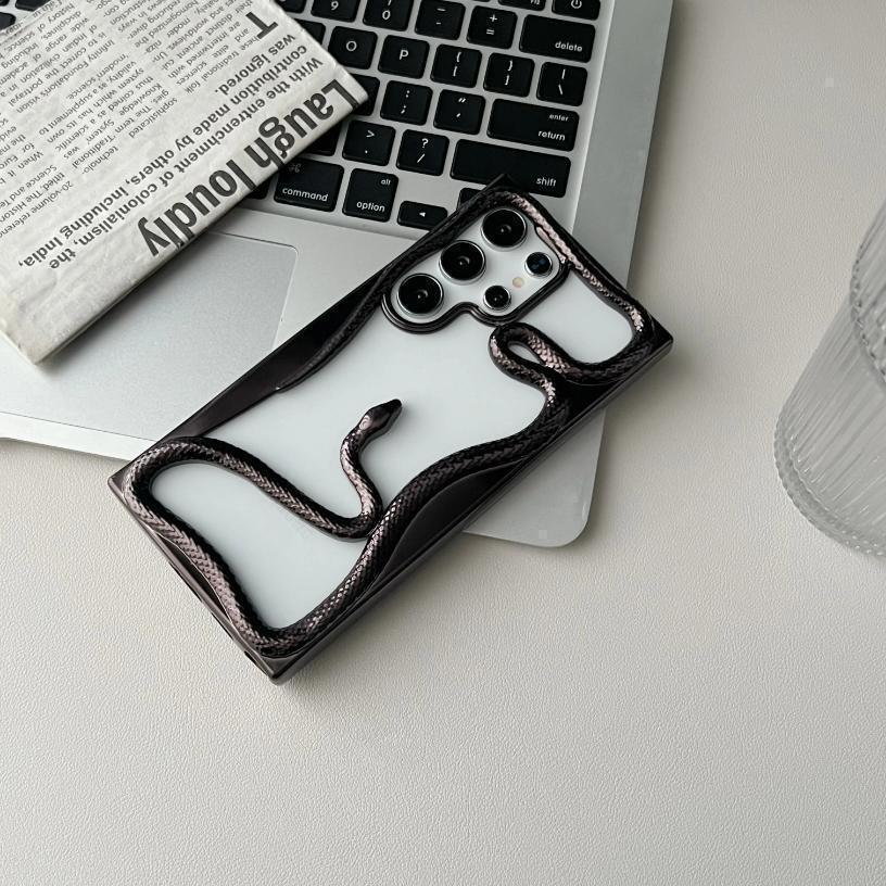 3D Snake Hollow Case Samsung S23 Ultra - Three