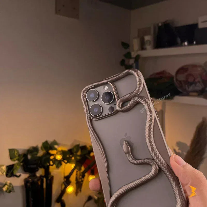 3D Snake Hollow Case iPhone 11 Pro Max - Three