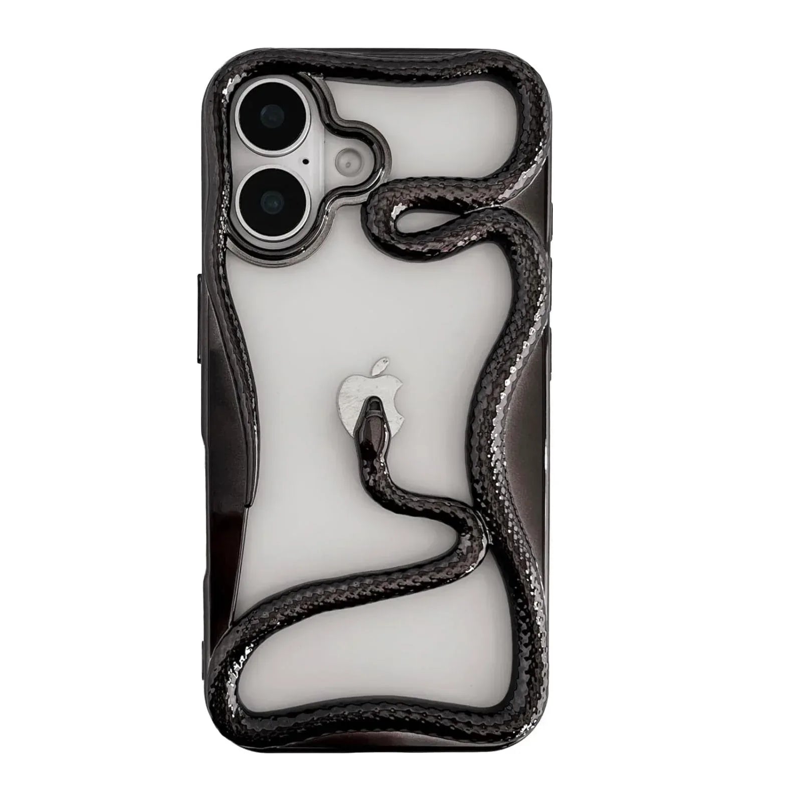 3D Snake Hollow Case iPhone 16 Plus - Three