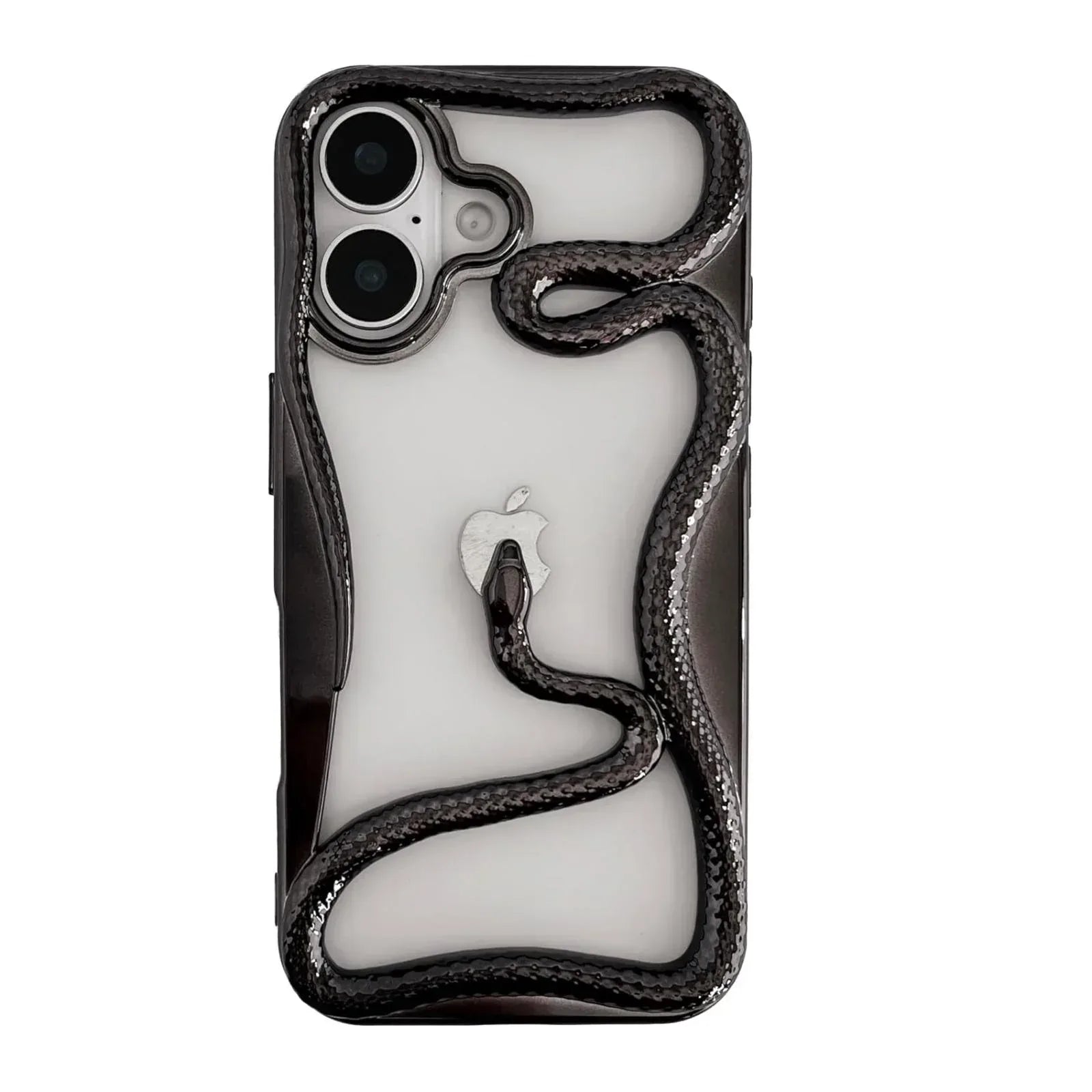 3D Snake Hollow Case iPhone 16 Plus - Three