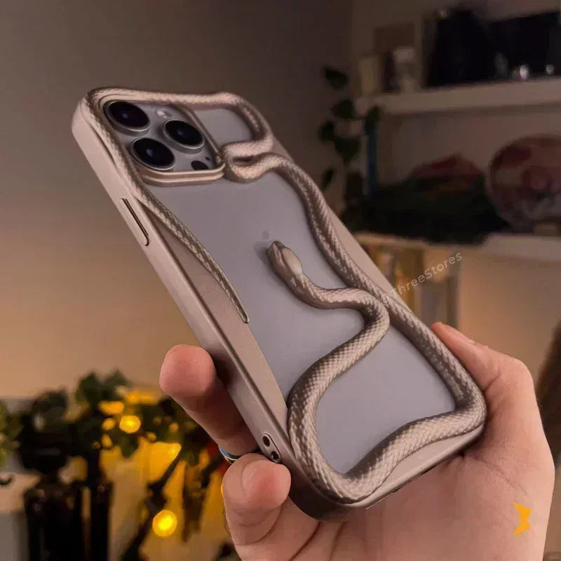 3D Snake Hollow Case iPhone 11 Pro Max - Three