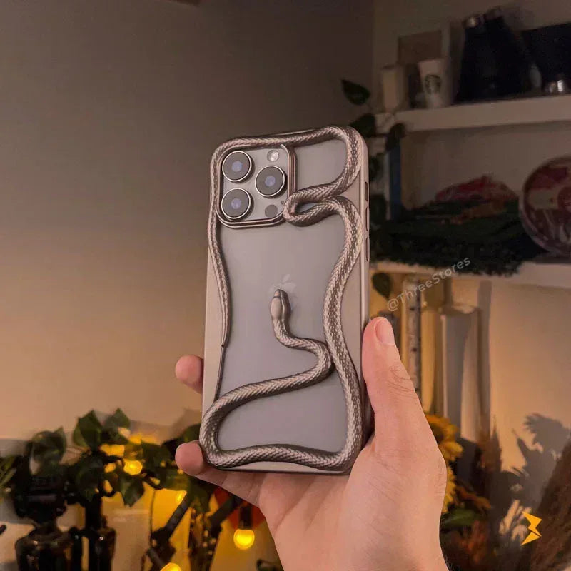 3D Snake Hollow Case iPhone 11 Pro Max - Three