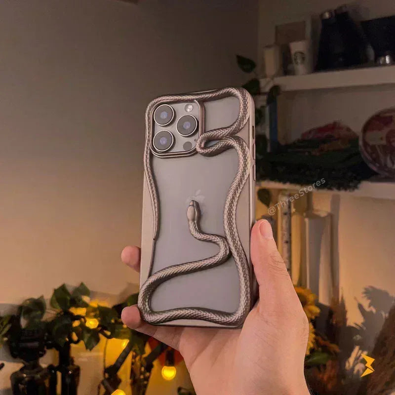 3D Snake Hollow Case iPhone 11 Pro Max - Three
