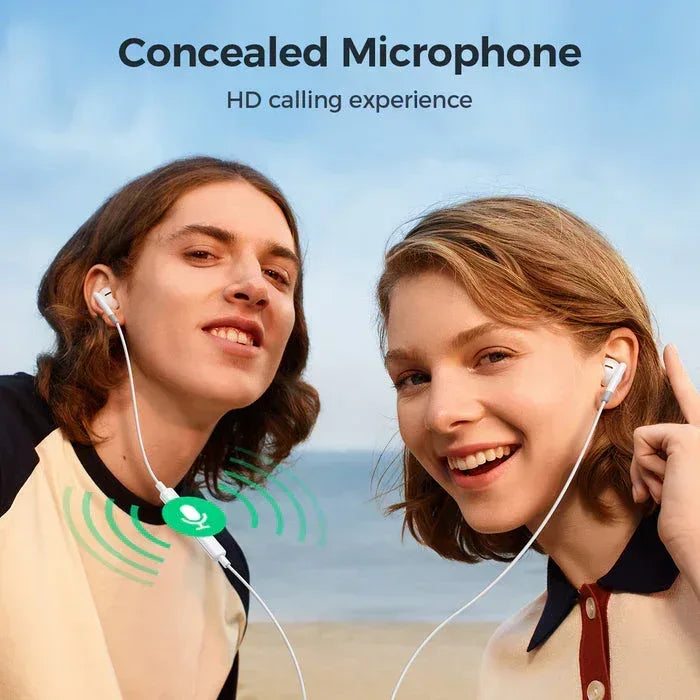 JoyRoom Half In-Ear Wired Earphones JR-EW01 - Three