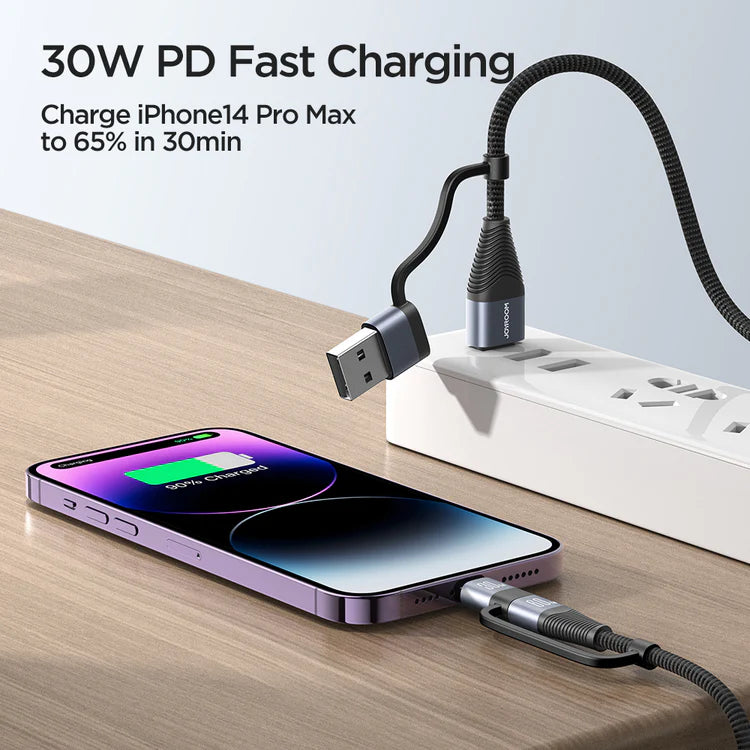 Joyroom 60W 4-in-1 Fast Charging Data Cable A37