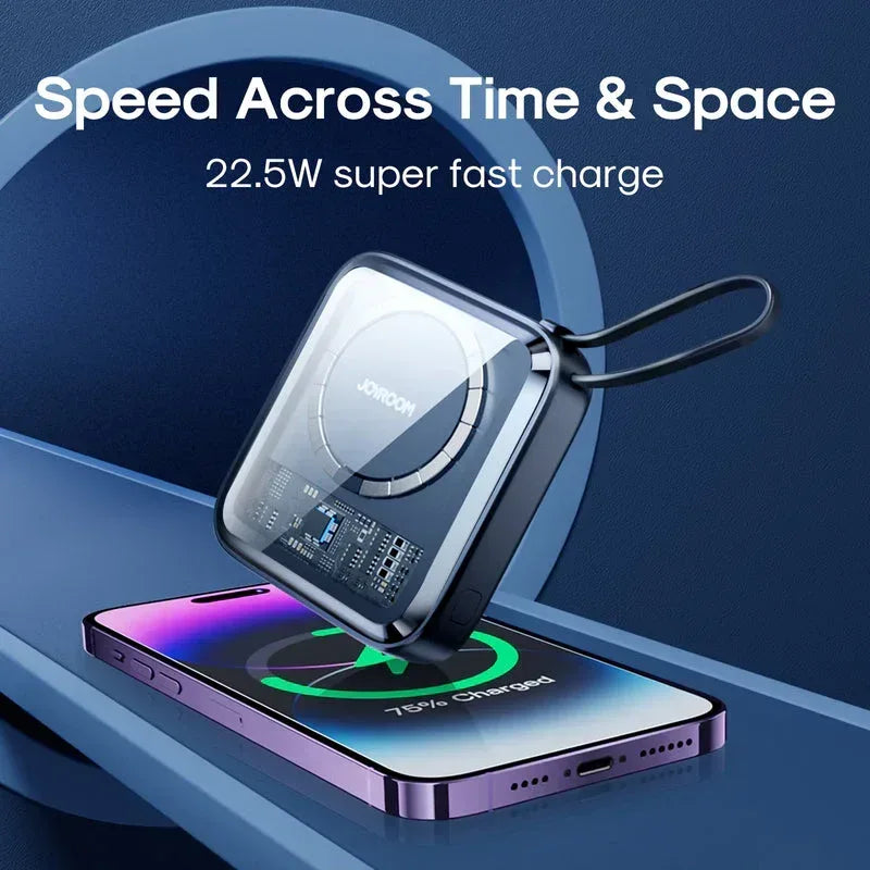 Joyroom Icy Lighting Wireless Power Bank 10000mAh JR-L007 - Three