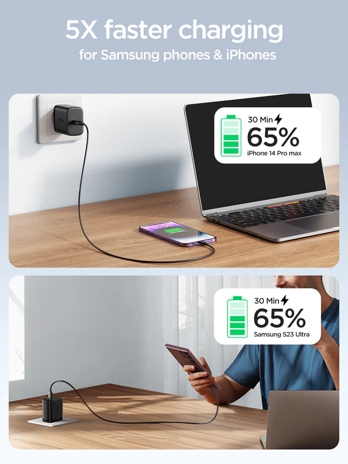 joyroom 25W Charger with Type c to Type c Cable