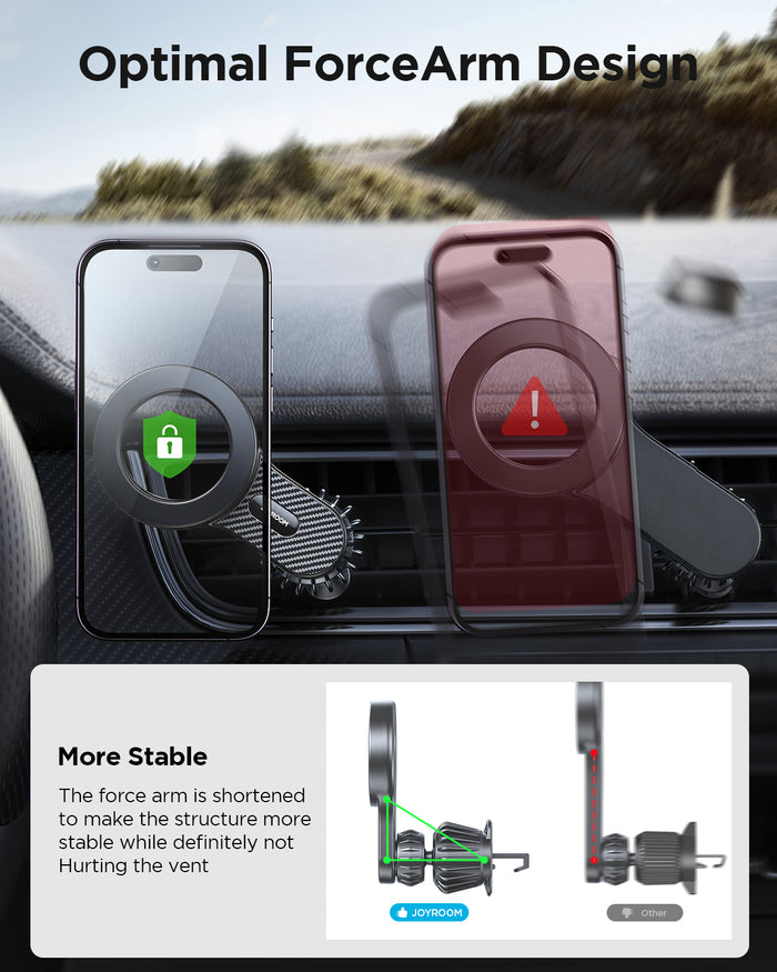 Joyroom Magnetic Car Phone Mount (Air Vent) JR-ZS355