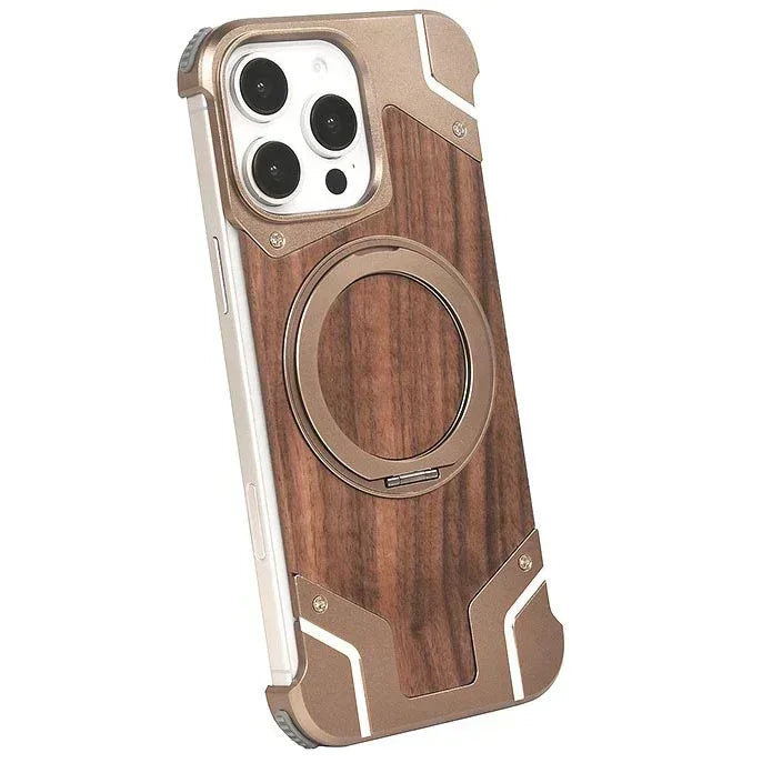 Metal Axis Magsafe Stand Case iPhone 16 Pro Max - Three
