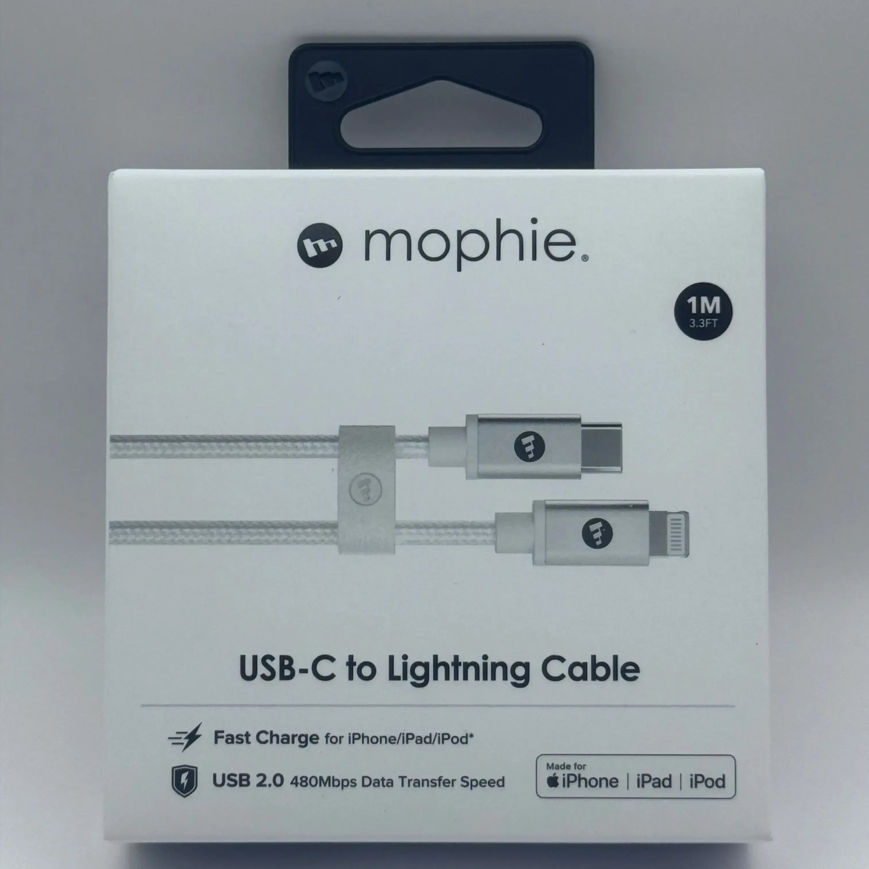 Mophie USB-C to Lightning Fast Charging Cable 1M - Three
