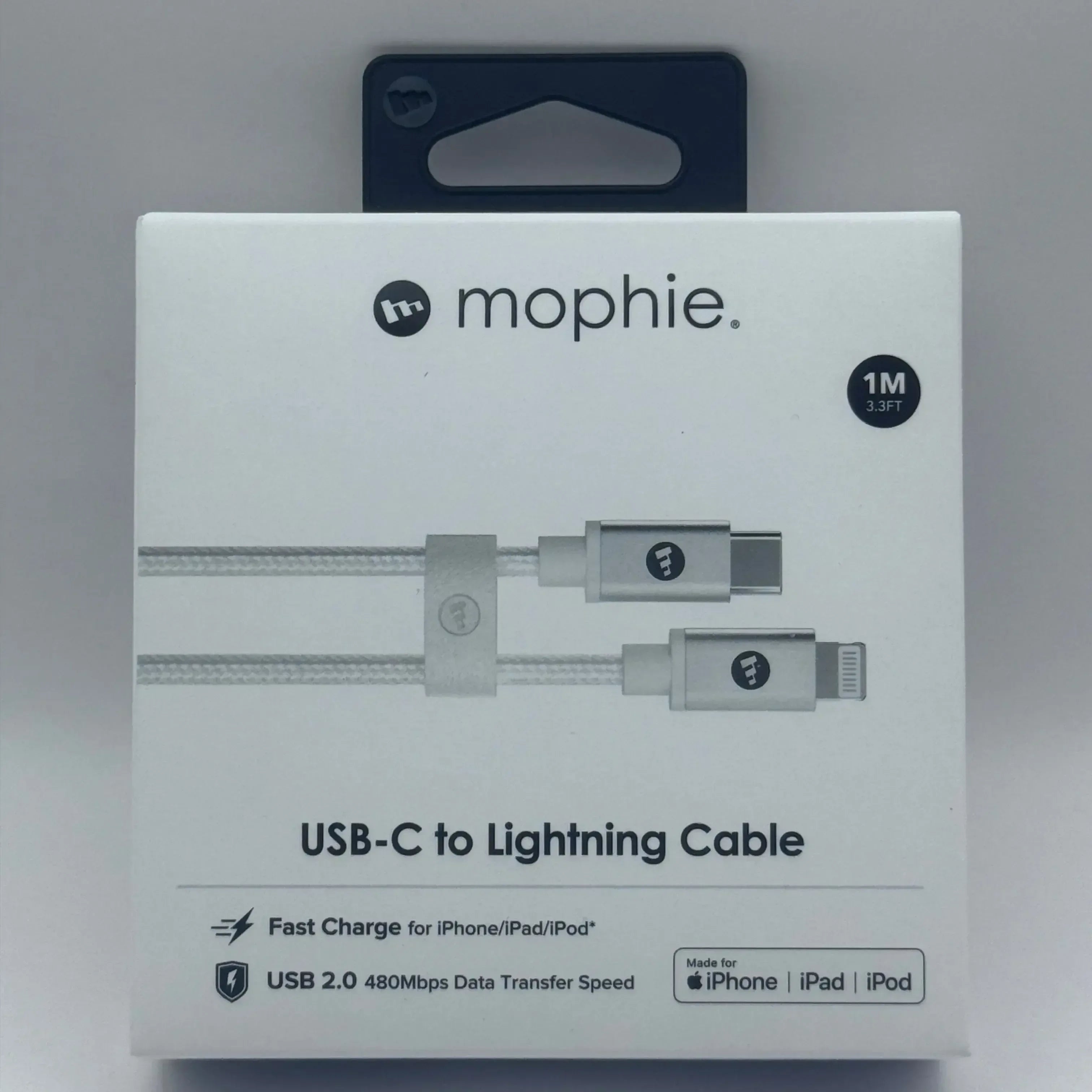 Mophie USB-C to Lightning Fast Charging Cable 1M - Three