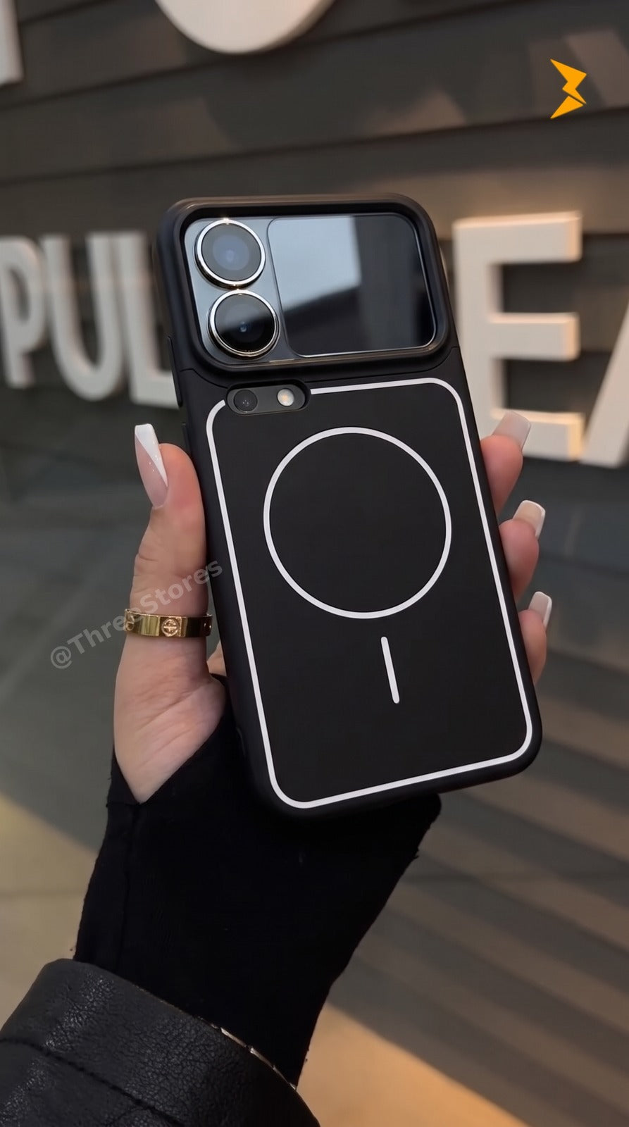 Black Dual Magsafe Case Xiaomi 17 Pro Max
