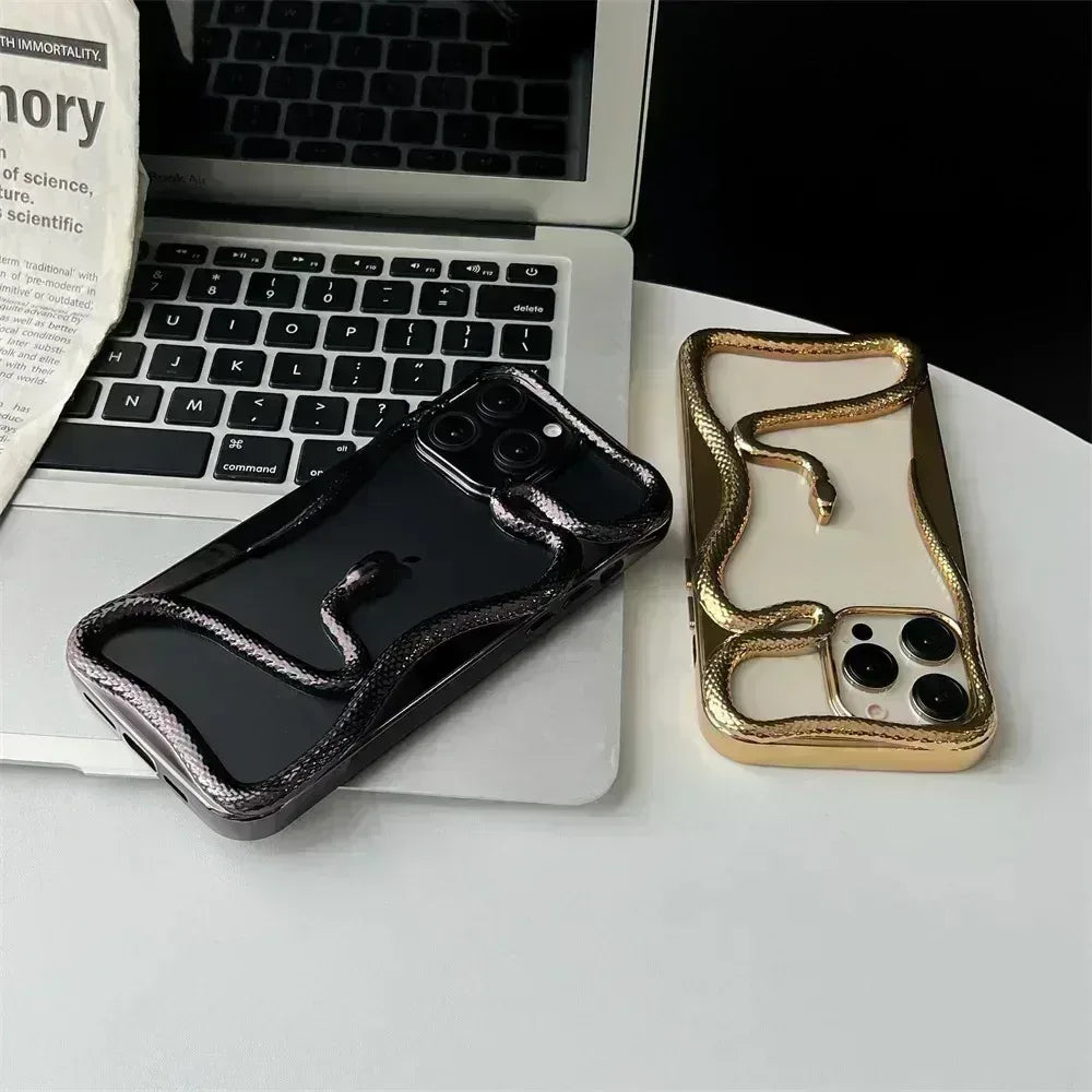 3D Snake Hollow Case iPhone 11 Pro Max - Three