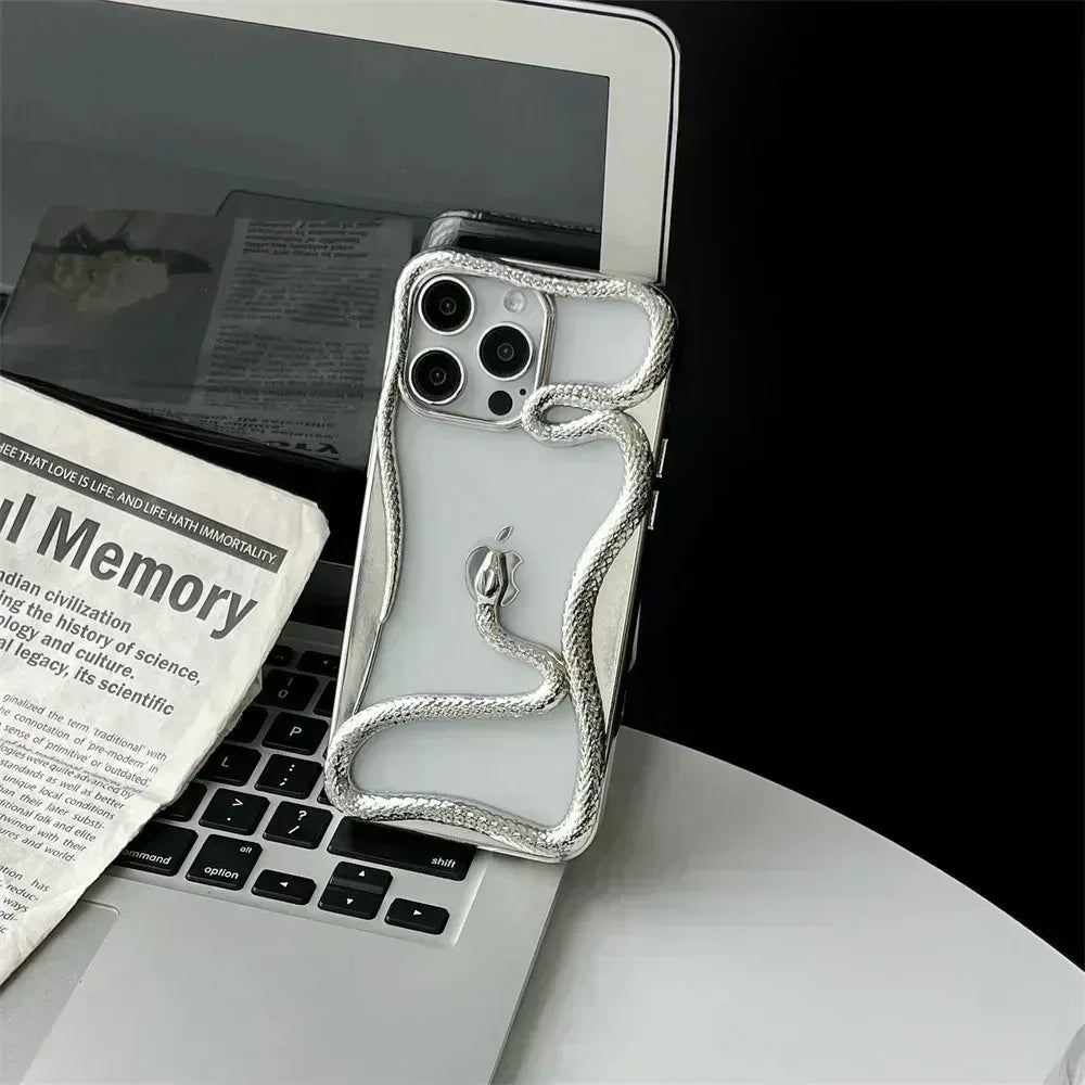 3D Snake Hollow Case iPhone 11 Pro Max - Three