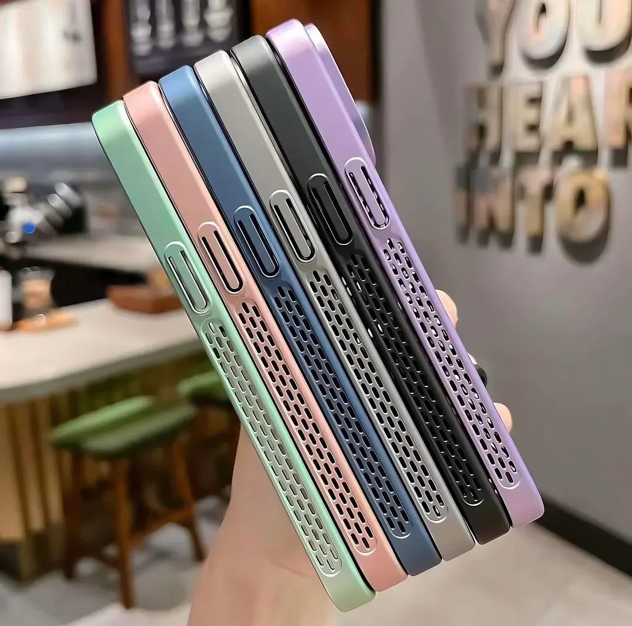 Heat Deflect Mesh Case iPhone 13 Pro Max - Three