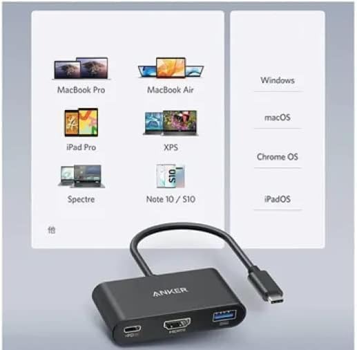 Anker USB C Hub, PowerExpand 3-in-1