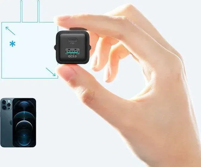 Joyroom 20W Quick Charger USB Type C & PD L-QP207 - Three