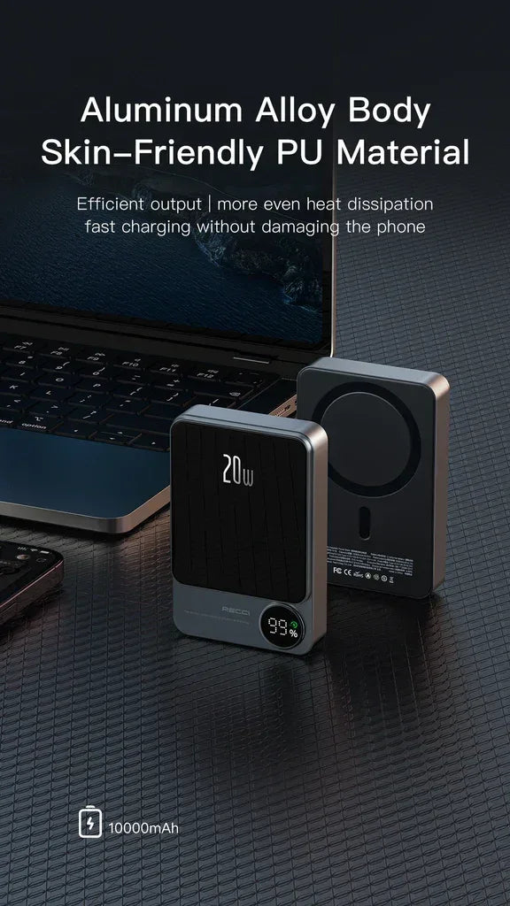 Recci Matrix MagSafe Magnetic Wireless Power Bank RPB-W16 - Three