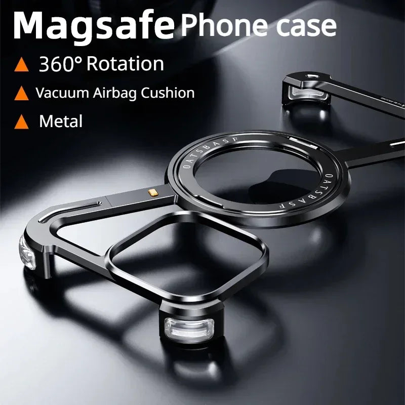 Z Shape Metal Phone Case iPhone 15 Pro Max - Three