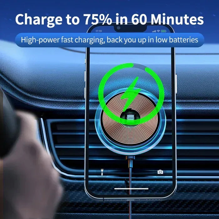 Joyroom Magnetic Wireless Car Charger Holder JR-ZS291 - Three