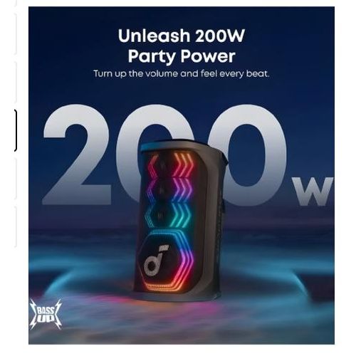 Anker Soundcore Rave 3S Portable Bluetooth Speaker With Microphone A31A3012