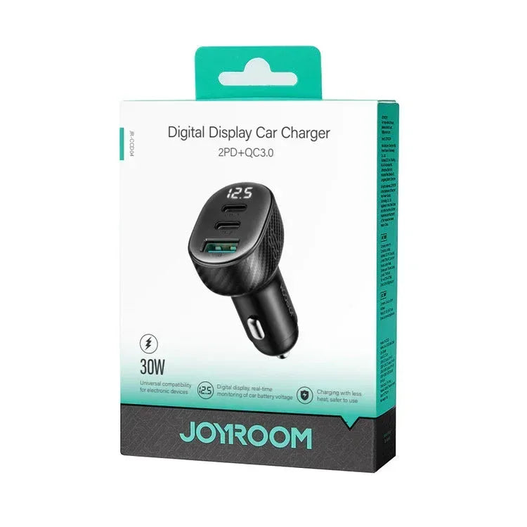 Joyroom 2A1C 30W Car Charger JR-CCD04 - Three
