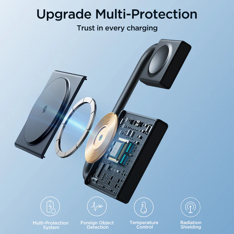 Joyroom 2 in 1 Foldable Wireless Charger JR-WQN05