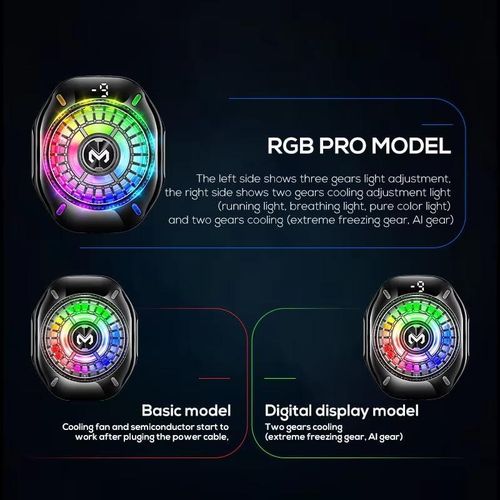 MEMO AI Modes Gaming Cooler with RGB light CX10