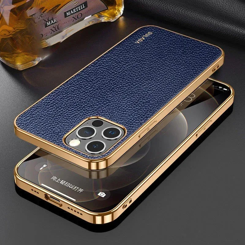 Sulada Enjoyment Leather Case iPhone 12 Pro Max - Three