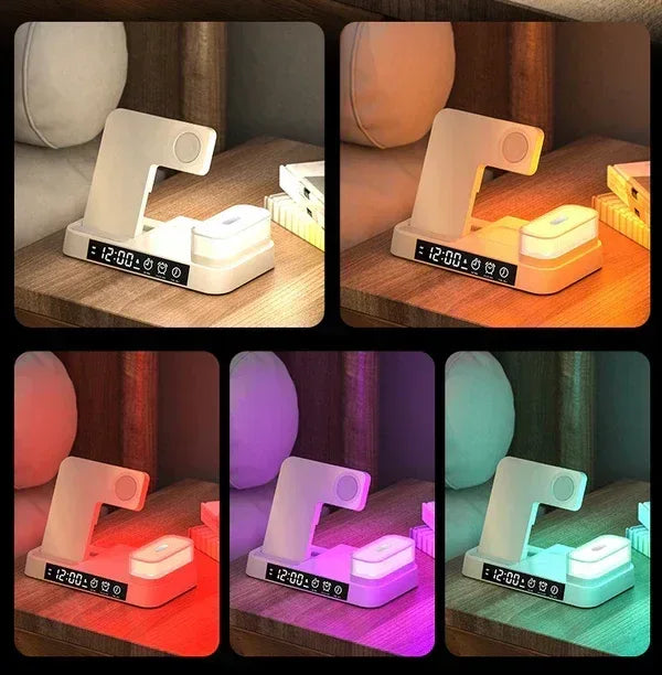 4 in 1 Foldable Wireless Charger Station A37 - Three