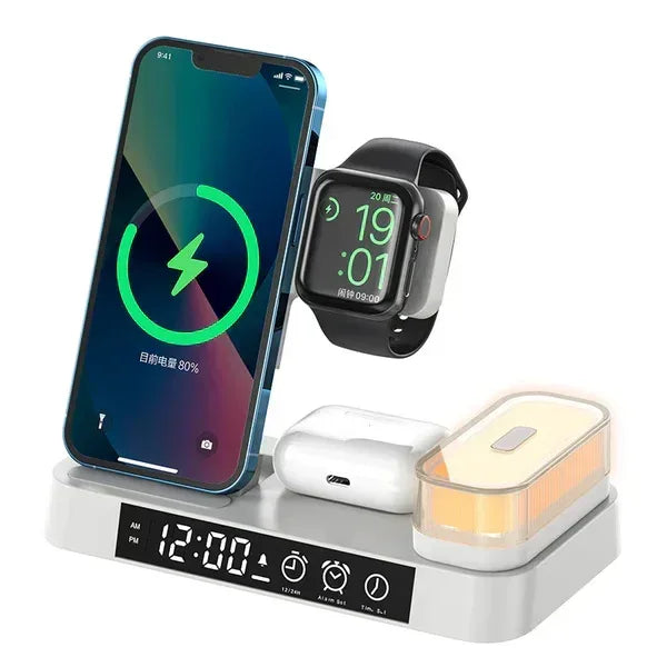 4 in 1 Foldable Wireless Charger Station A37 - Three