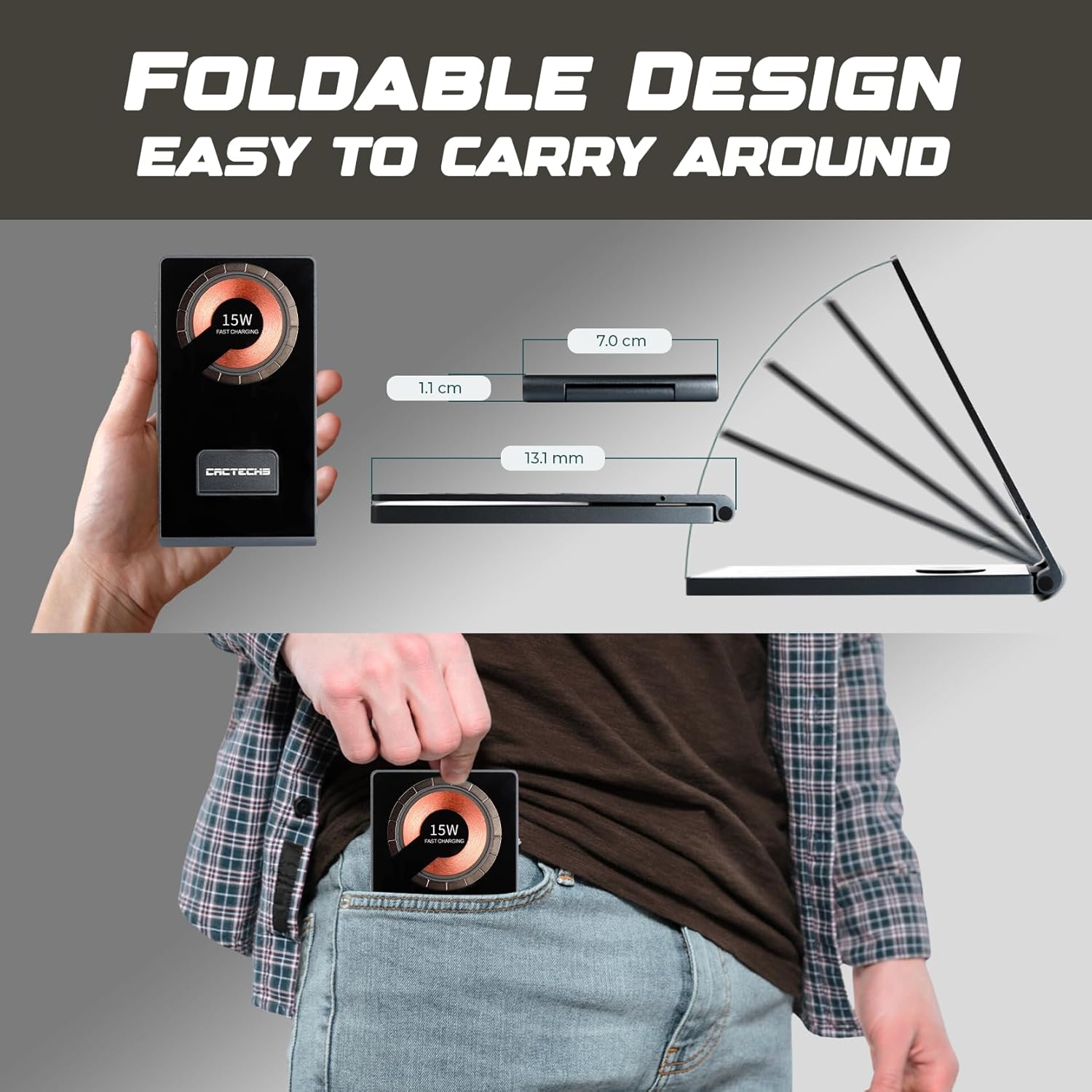 4 in 1 Travel Wireless Charging Station 15W