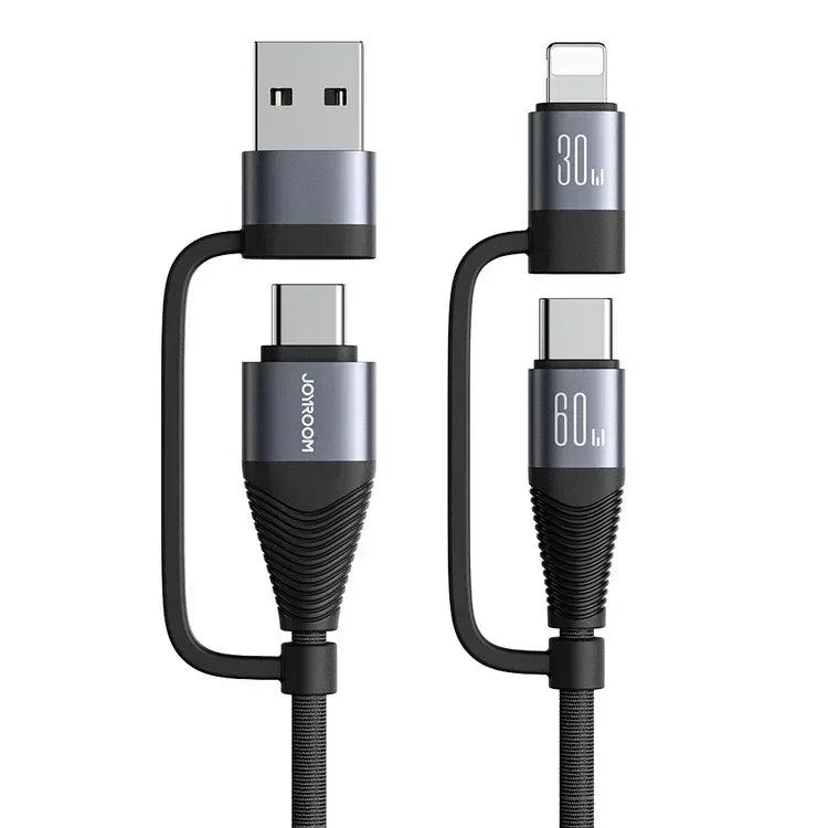 Joyroom 60W 4-in-1 Fast Charging Data Cable A37 - Three