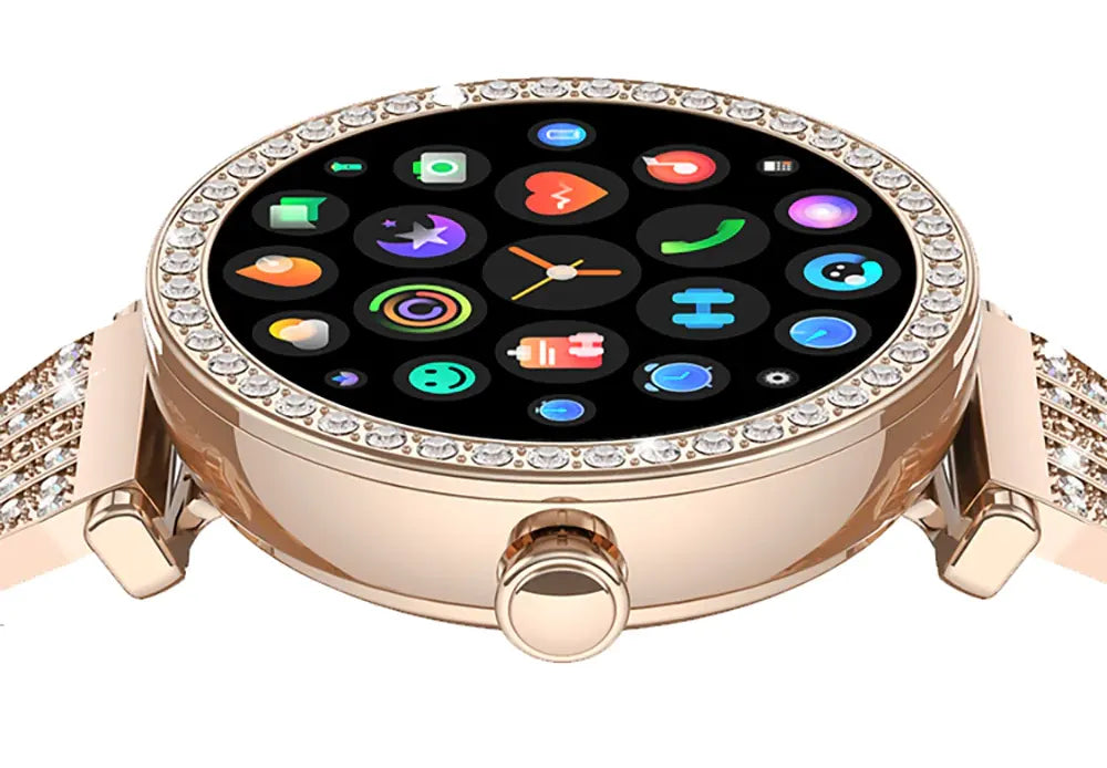 Lenyes 1.19-Inch AMOLED Bluetooth 5.3 Calling IP68 Smart Watch LW-246