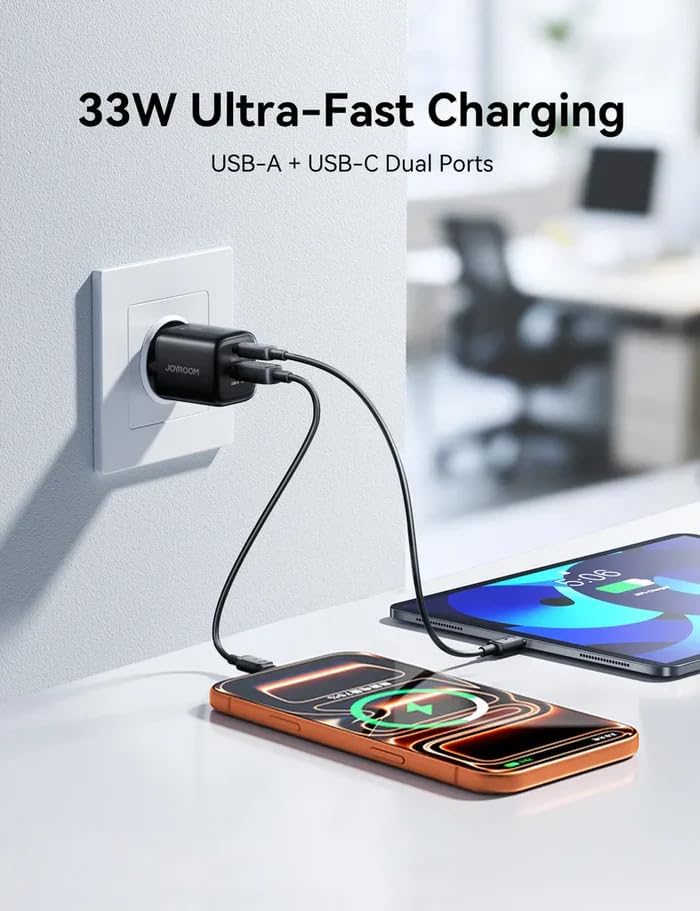 JOYROOM 33W Dual-Port Fast Wall Charger JR-TG7