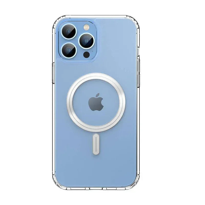 MagSafe Transparent Silicone Case iPhone 13 Pro Max - Three