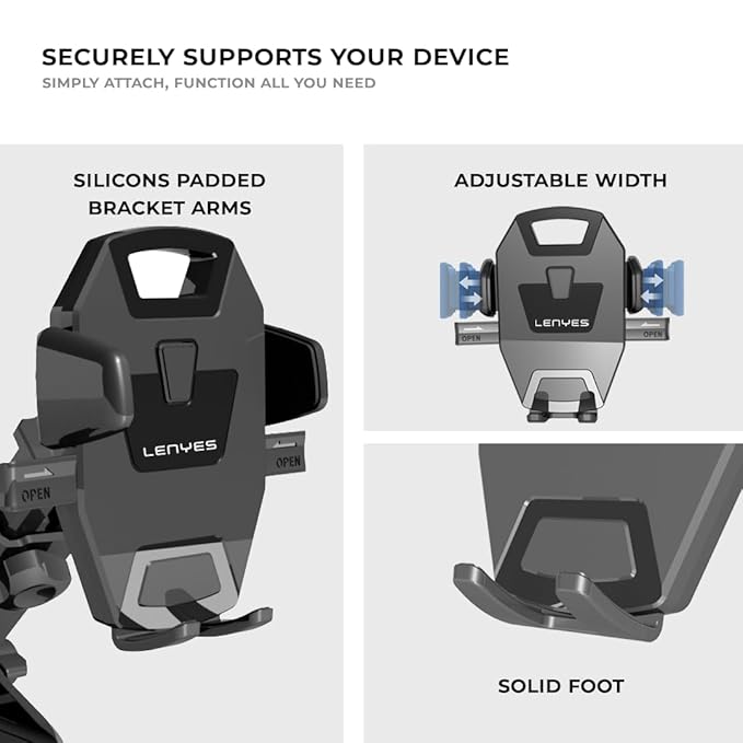 Lenyes 360-Degree Suction Car Phone Holder CR128