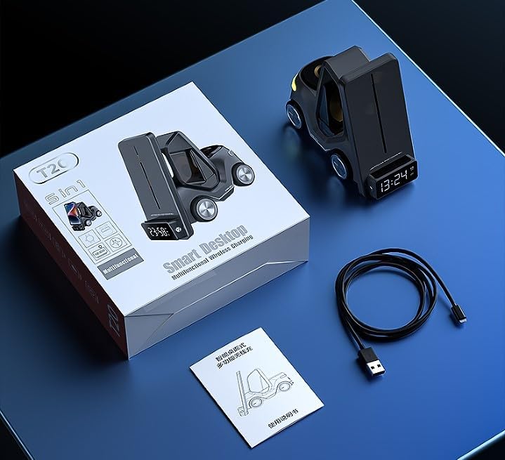 Car Clock Charger Wireless T20