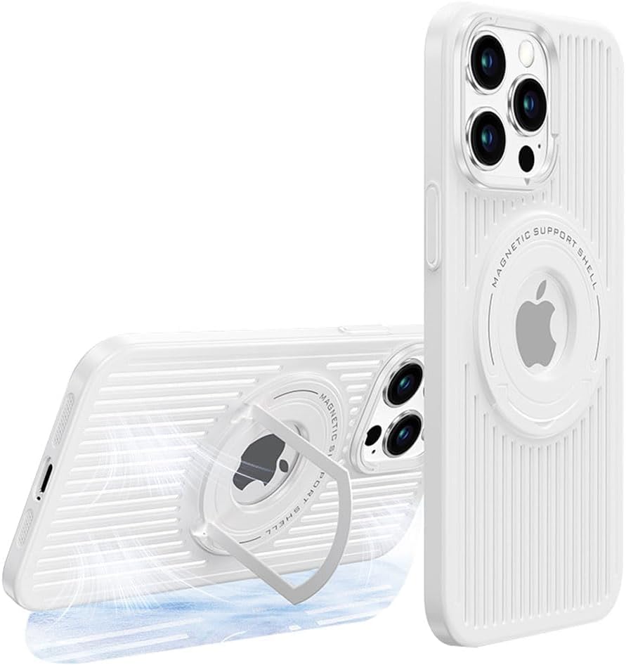 Breathable Magnetic Stand Case iPhone 12 Pro Max