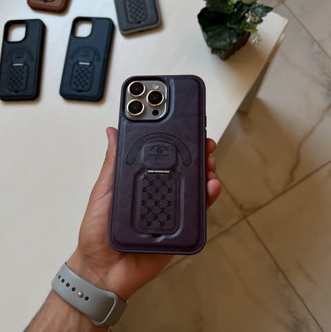Boston Leather Stand Case iPhone 14 Pro Max