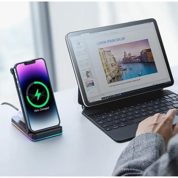 Joyroom 3-in-1 Foldable Wireless Charging Station JR-WQN01