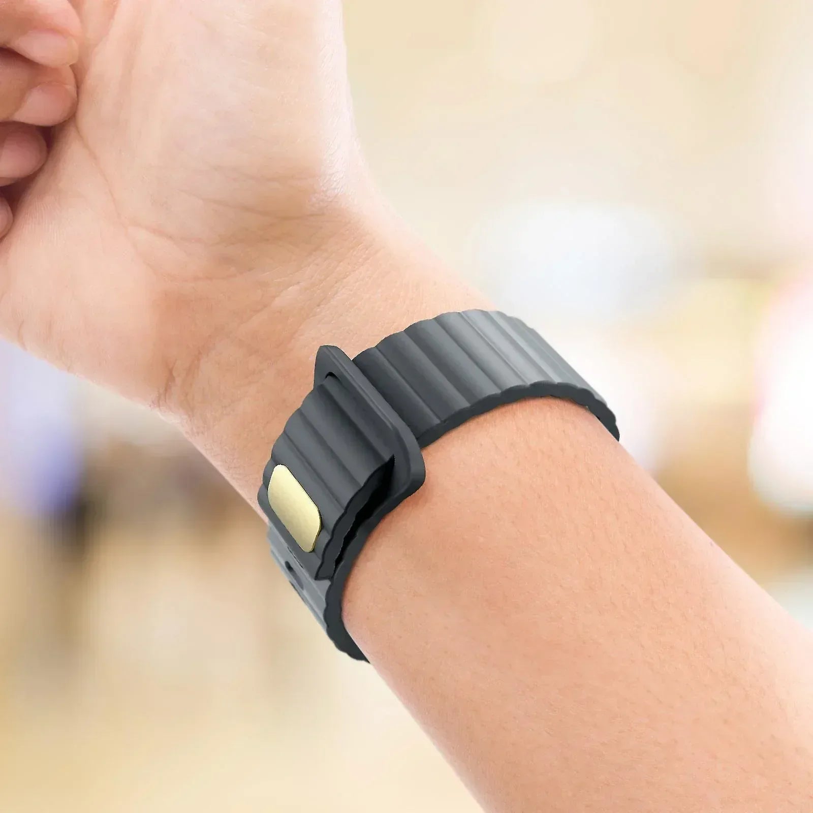 Buckle Soft Silicone Band For Apple Watch - Three