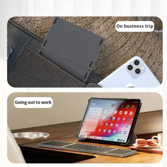 Recci Triple Folding Touch Bluetooth Keyboard RCS-K01 - Three