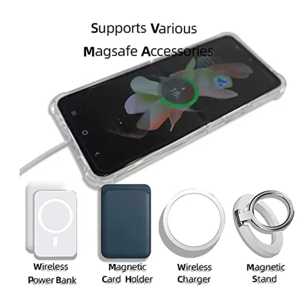 Transparent Magsafe Case Samsung Z Flip 5 - Three