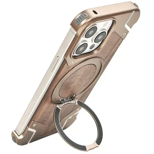 Metal Axis Magsafe Stand Case iPhone 16 Pro Max - Three
