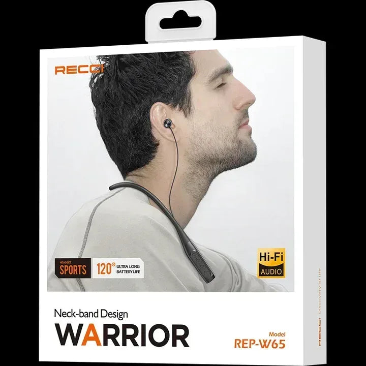 Recci Warrior Neck Design Earphone REP-W65 - Three
