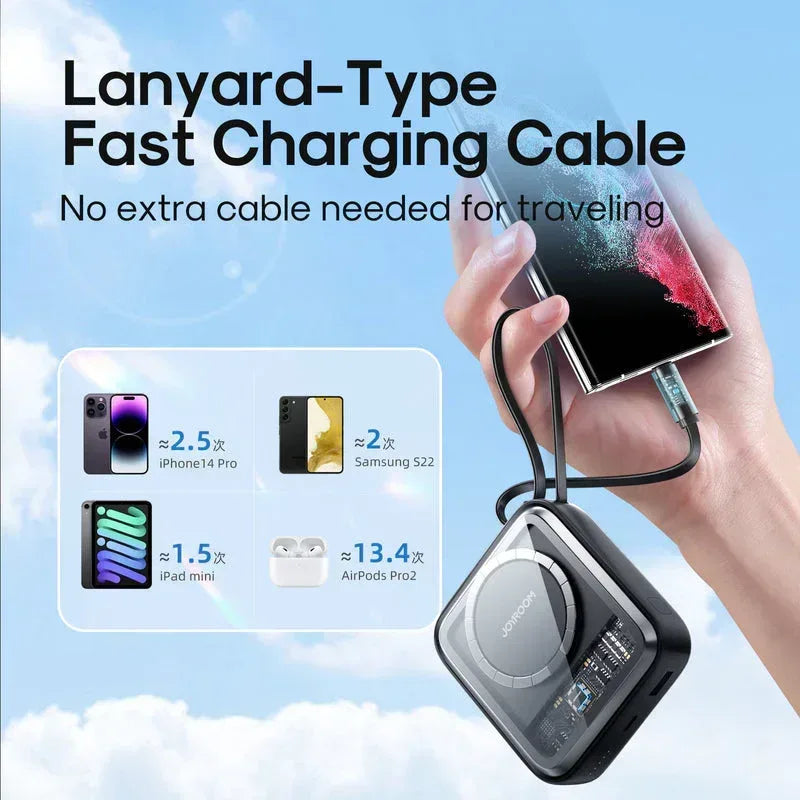Joyroom Icy Type-C Wireless Power Bank 10000mAh JR-L006 - Three