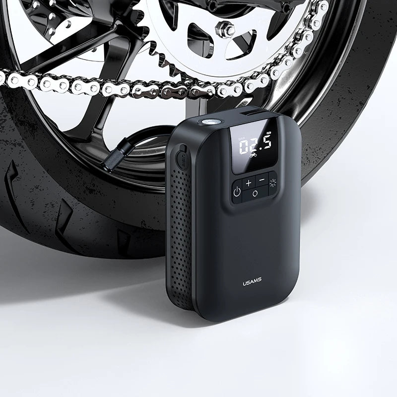 USAMS Mini Car Air Pump 5000Mah US-ZB215