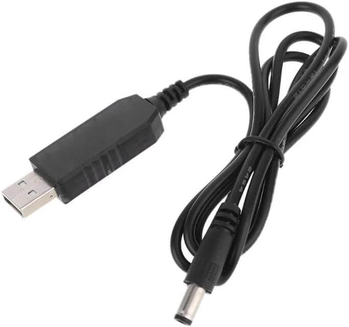 USB DC 5V to 12V Router Cable